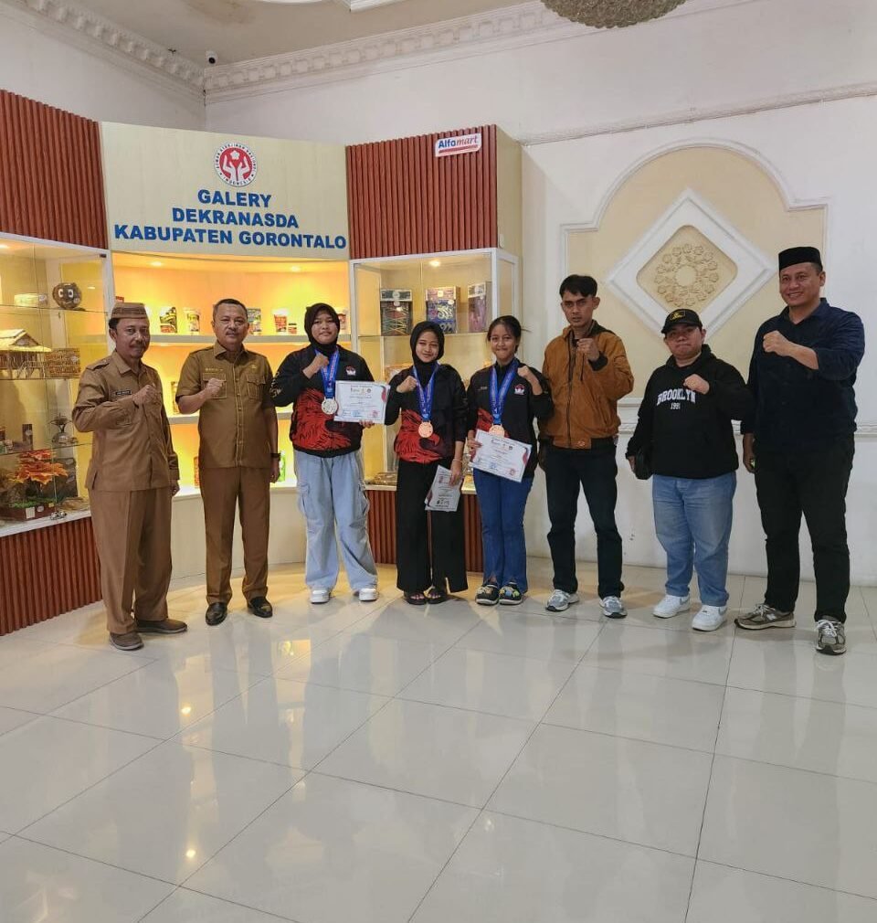 Asiste Pemerintahan Nawir Tondako Saat Menerima Kontingen Atlet Taekwondo