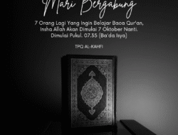 TPQ Al-Kahfi Limboto Buka Kelas Mengaji Metode Dirosa untuk Remaja dan Dewasa‎