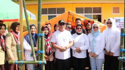 Ketua TP.PKK Bersama Ketua I PKK Kabupaten Gorontalo Bersama Bupati Gorontalo